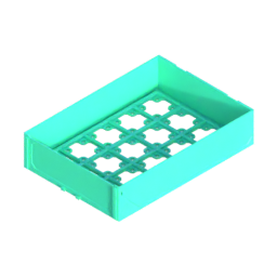 Render of MODULITH 240 Gridfinity Decor Drawer - 2W-1H